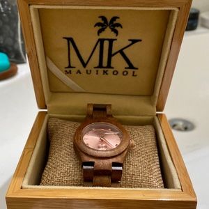 Brand New Maui Kool Wooden Watch